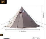 Rock Fortress Hot Tent with Stove Jack, 4 Season