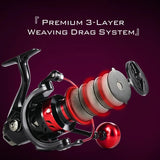 Ultralight Graphite Spinning Fishing Rod and Reel Combo