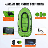 Inflatable Fishing Boat 3 Person Strong PVC Portable