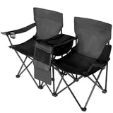 59*19.6*31in Portable Outdoor 2-Seat Folding Chair