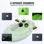 Inflatable Fishing Boat 3 Person Strong PVC Portable