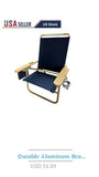 High Back Hard Arm Camping Chair
