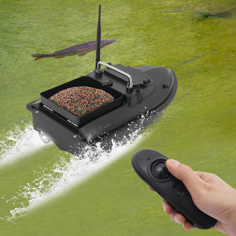 Dual Motor Fishing Bait Boat w/2 Batteries