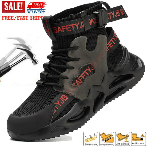 Safety Shoes Steel Toe Boots for Men