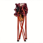 Oversized folding camping chair with cooler