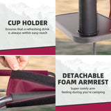 Tisetrail Director Camping Chair with Cooler Bag
