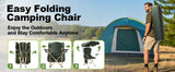 Portable Camping Chair with Canopy - Folding Chair