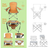Camping Chair 2 Pack for Adults,Large