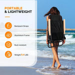 Premium Lightweight Backpack Beach Chair