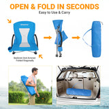 KingCamp Folding Backpack Beach Chair