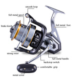 Fishing Reel Spinning Full Metal 3000 6000 12000