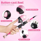 Portable Telescopic Fishing Rod and Reel Combo Full Kit Set