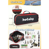 Fishing Pole Combo Set 6.89ft Carbon Fiber