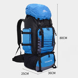 90L 80L Travel Bag  Backpack Hiking