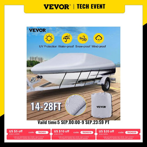 VEVOR 14-28 FT V Hull Boat Cover